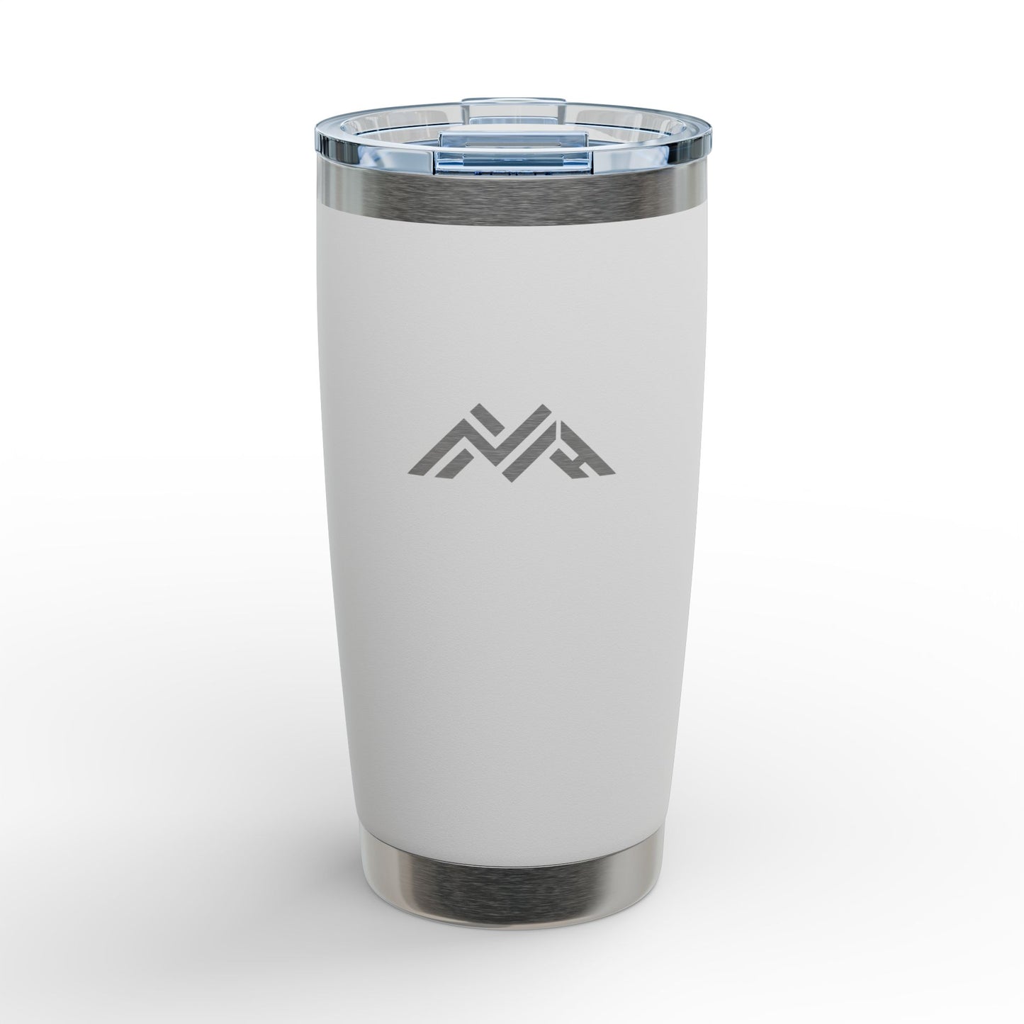 MHA Riva 20oz Engraved Stainless Tumbler — Insulated Travel Cup with Minimal Mountain Logo