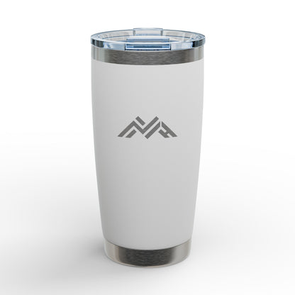 MHA Riva 20oz Engraved Stainless Tumbler — Insulated Travel Cup with Minimal Mountain Logo