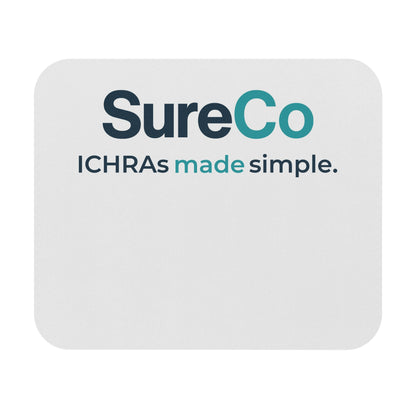 SureCo Branded Rectangle Mouse Pad — ICHRAs Made Simple Office Desk Pad