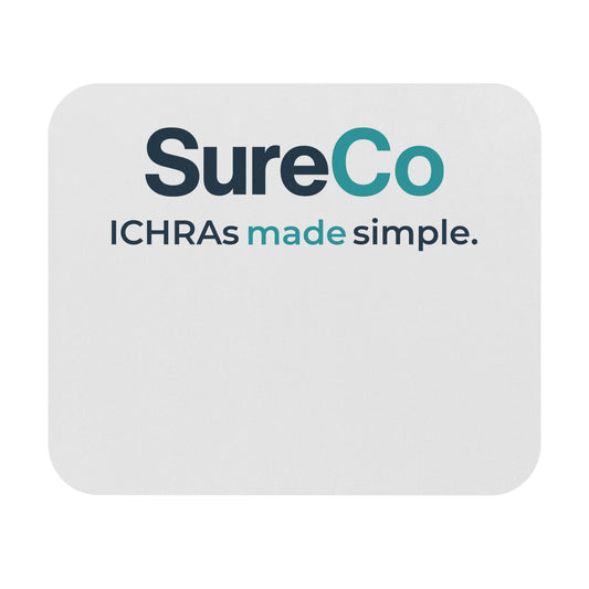 SureCo Branded Rectangle Mouse Pad — ICHRAs Made Simple Office Desk Pad