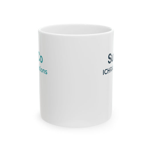 SureCo ICHRA Solutions Branded Ceramic Coffee Mug — 11oz & 15oz Promotional Office Mug