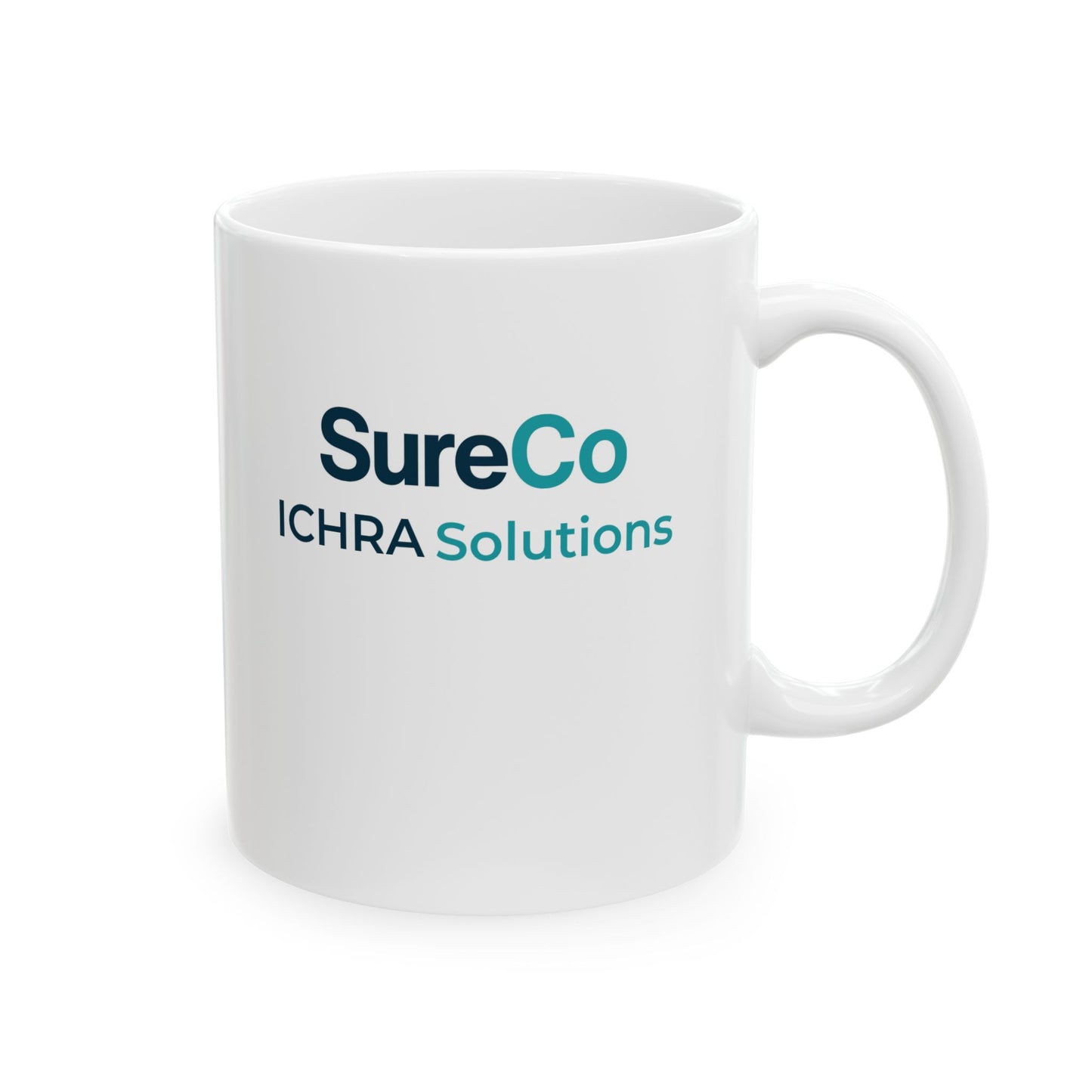 SureCo ICHRA Solutions Branded Ceramic Coffee Mug — 11oz & 15oz Promotional Office Mug