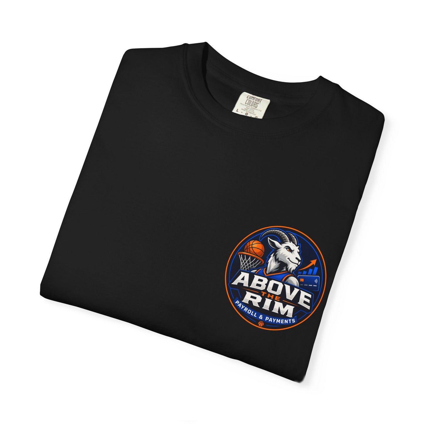 Above the Rim Basketball T-Shirt — "Stay Above the Rim"