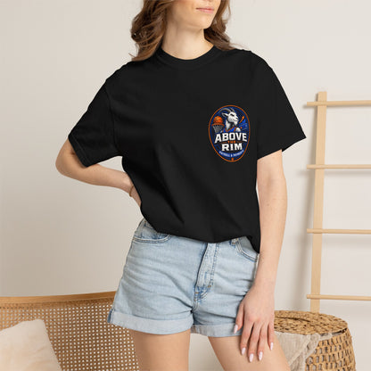 Above the Rim Basketball T-Shirt — "Stay Above the Rim"
