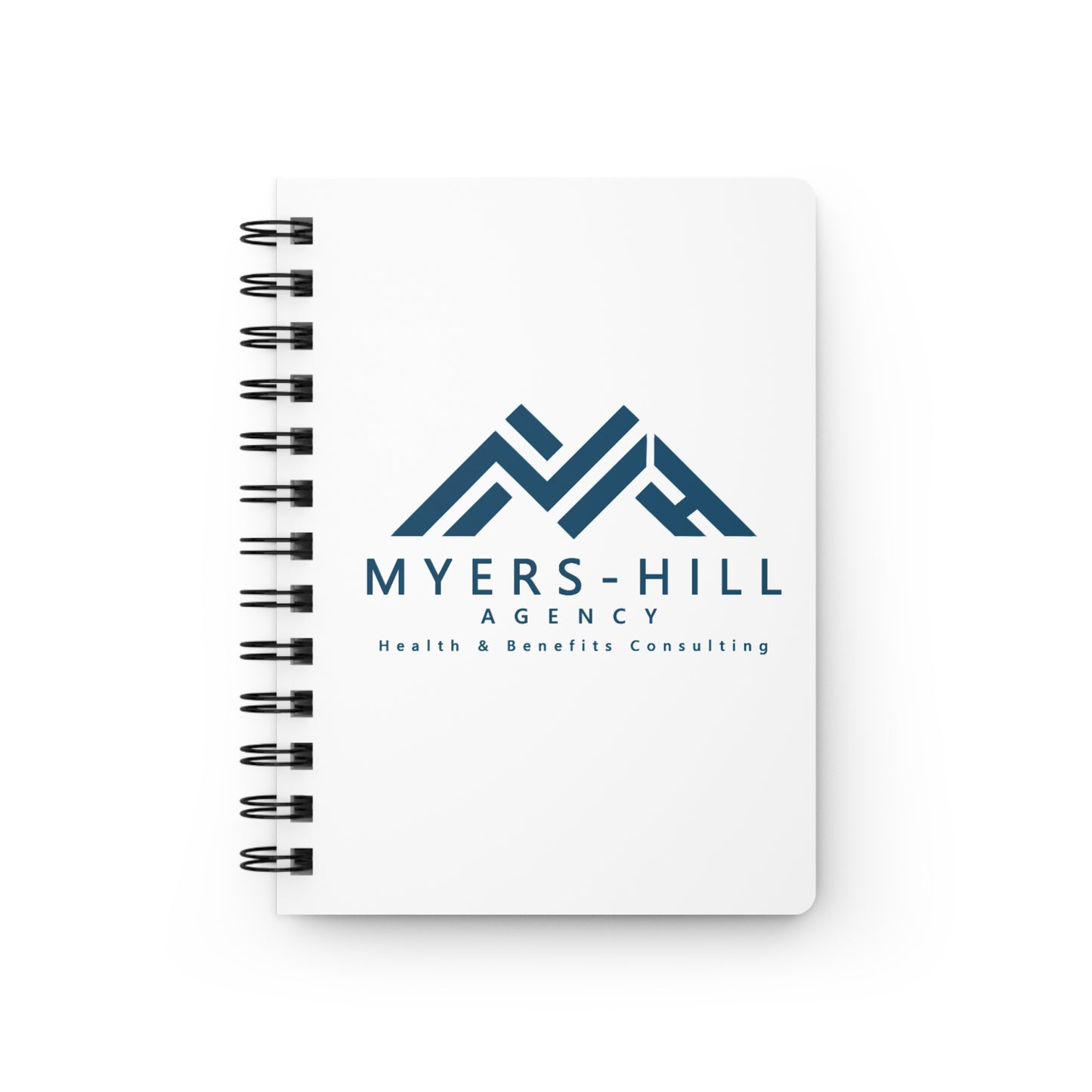 Myers-Hill Agency logo Spiral Notebook | Corporate Branded Journal