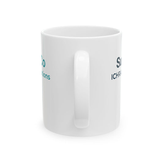 SureCo ICHRA Solutions Branded Ceramic Coffee Mug — 11oz & 15oz Promotional Office Mug